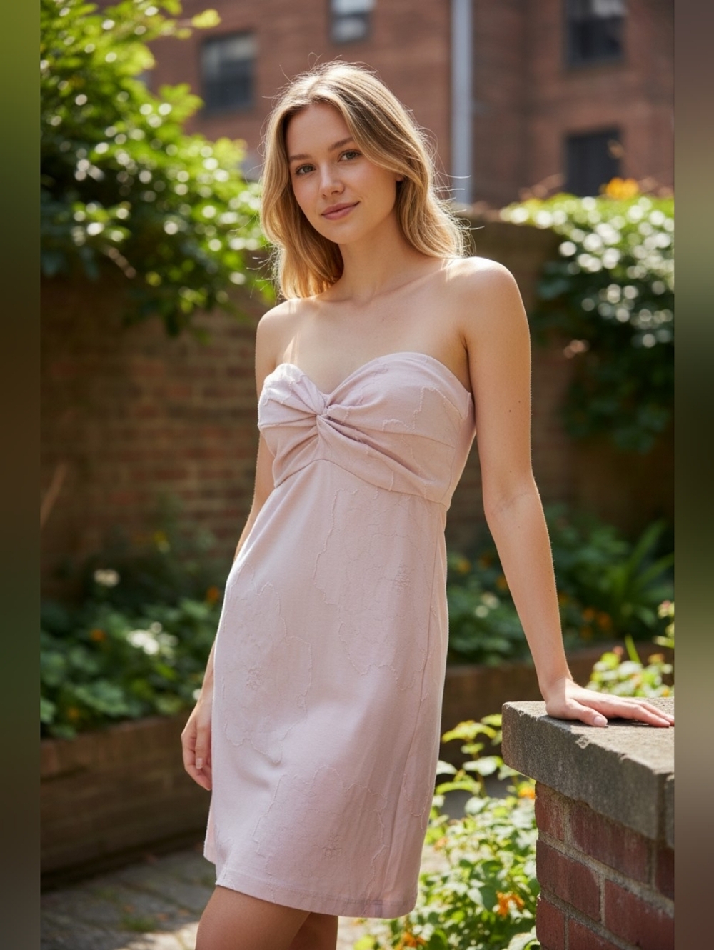 FREE PEOPLE Elegant Pink Floral Dress - Picture 2 of 8